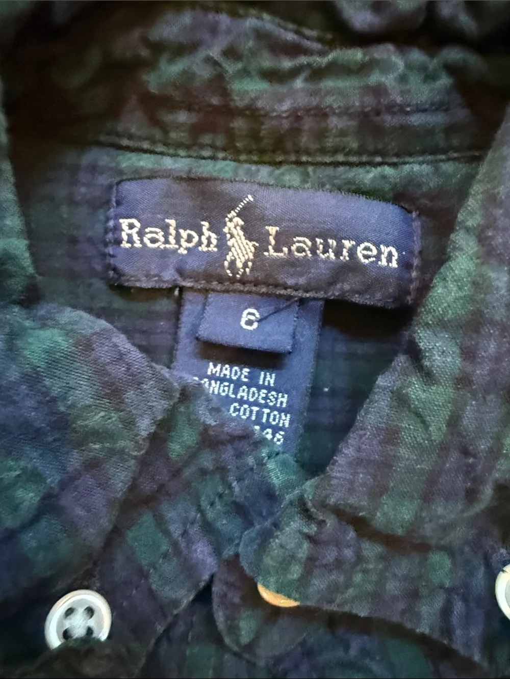 🔥 Ralph Lauren Red and Green Plaid Button-Down Shirts (2)